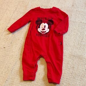 GAP Red Mickey Mouse Kids Footie